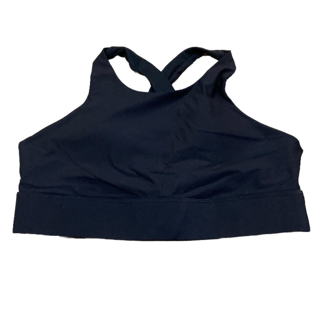 Fabletics Sports Bra Size Medium Black Racerback Padded